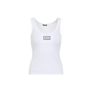 VERSACE Medusa Print Cotton T-Shirt Women WHITE T-Shirts & Tops